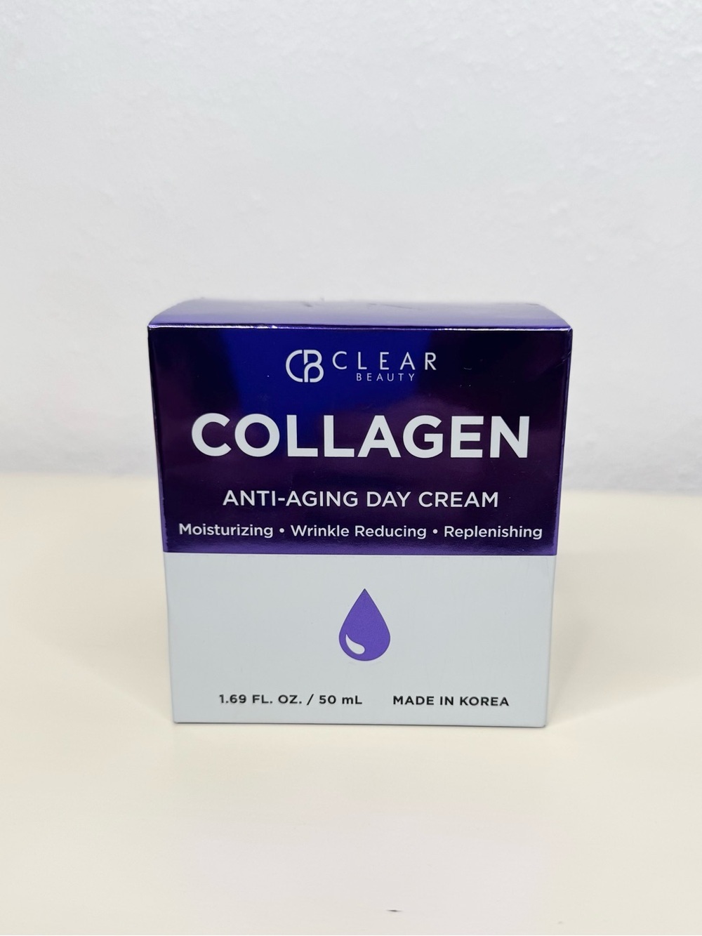 CB Clear Beauty Collagen Anti-Aging Day Cream Moisturizer 1.69 fl oz Sealed